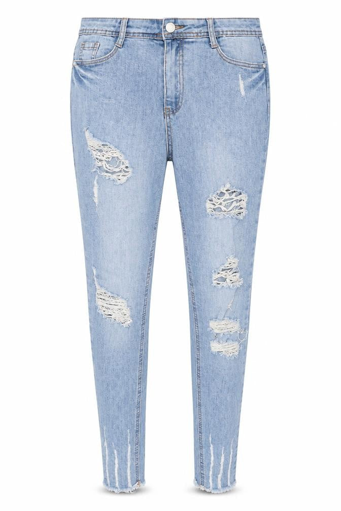 Womens UK Size 12 Sinner Slim Fit Skinny Blue Jeans