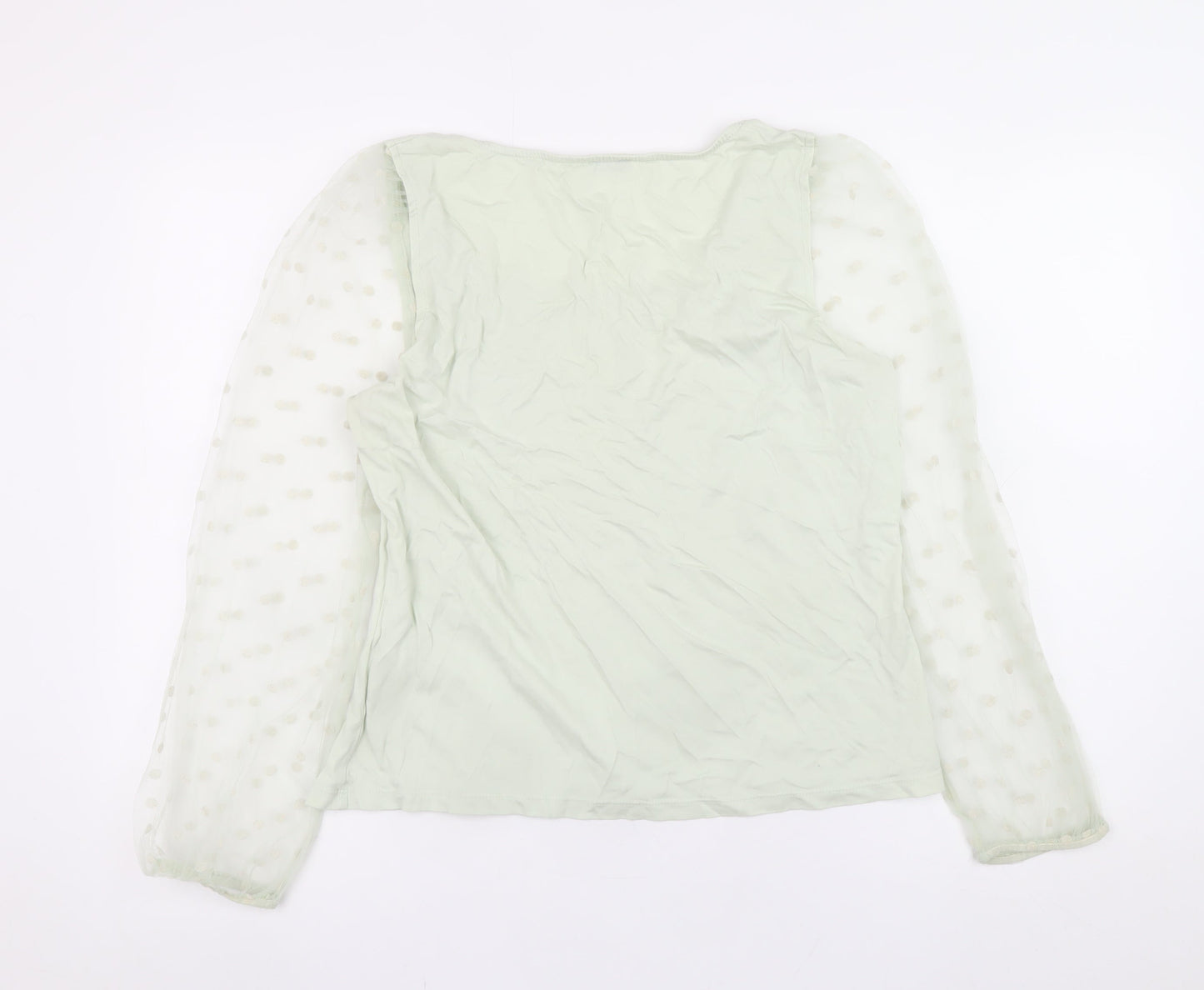 Womens UK Size L Pimkie Green Camisole Blouse