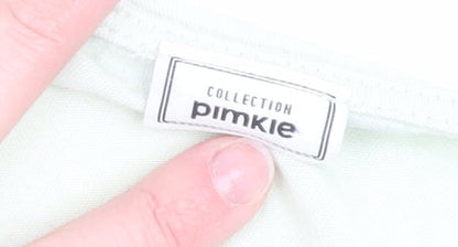 Womens UK Size L Pimkie Green Camisole Blouse