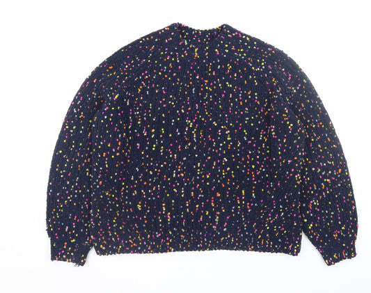 Womens UK Size M Marks and Spencer Blue Pullover Jumper