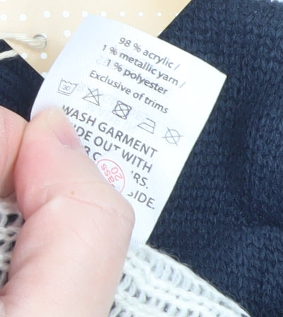Girls UK Size 5-6 Years Lily & Dan Blue Pullover Jumper
