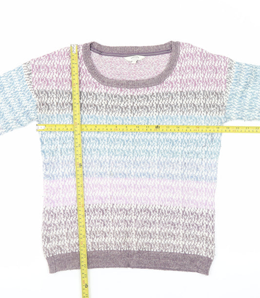 Womens UK Size 10 FatFace Multicoloured Pullover Jumper