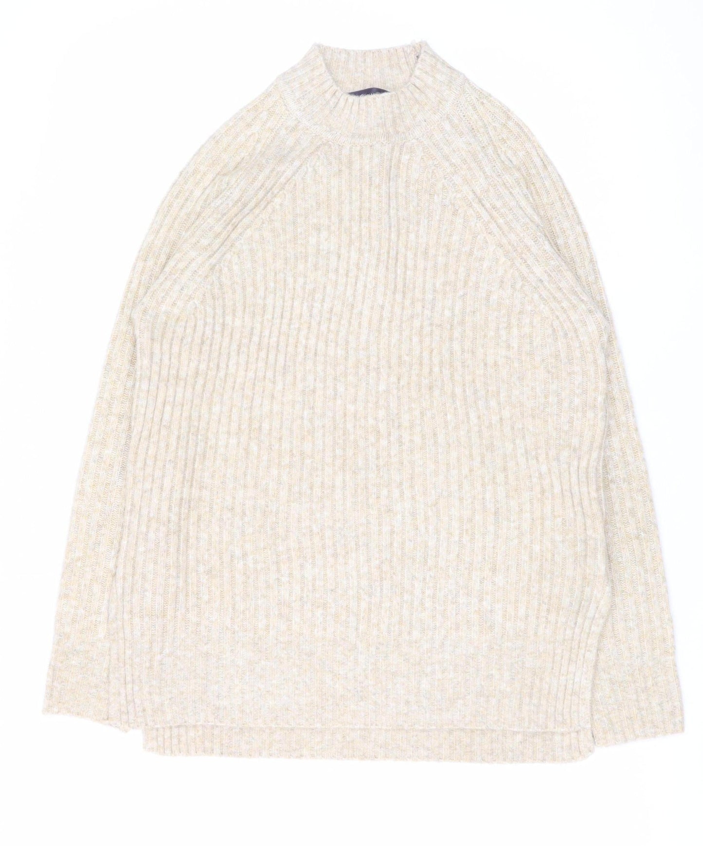 Womens UK Size S Marks and Spencer Beige Pullover Jumper
