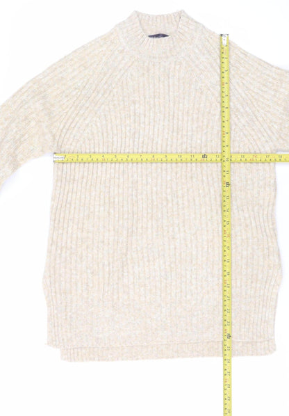 Womens UK Size S Marks and Spencer Beige Pullover Jumper