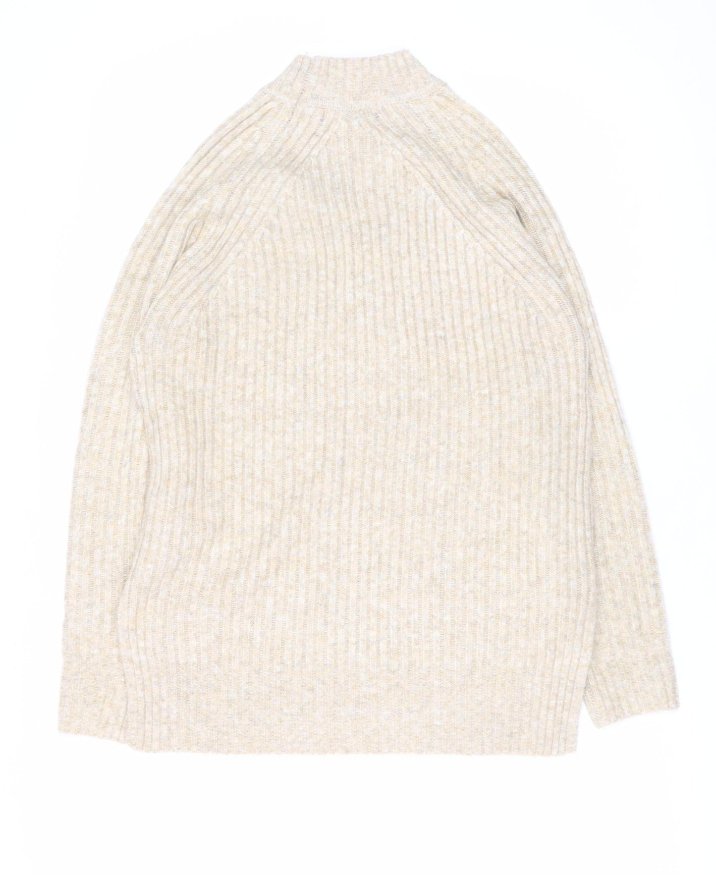 Womens UK Size S Marks and Spencer Beige Pullover Jumper