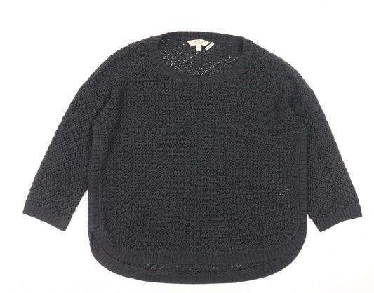 Womens UK Size 12 FatFace Black Pullover Jumper