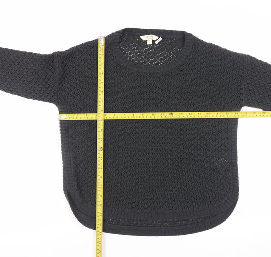 Womens UK Size 12 FatFace Black Pullover Jumper