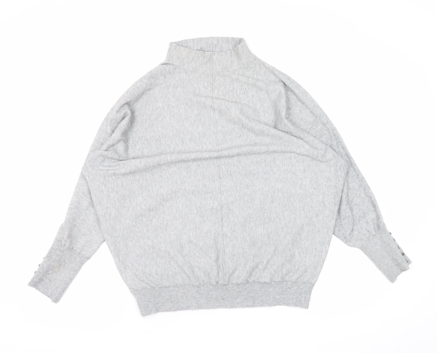 Womens UK Size S Gallery Grey Pullover Jumper
