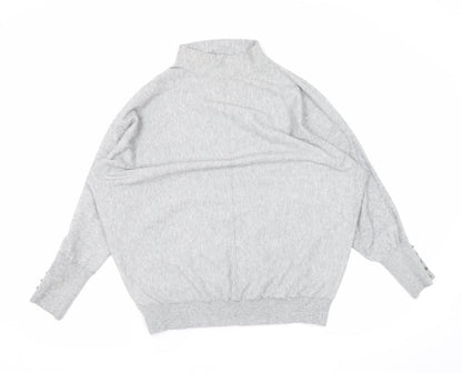 Womens UK Size S Gallery Grey Pullover Jumper