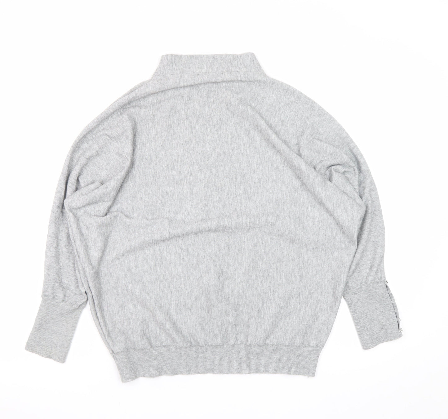 Womens UK Size S Gallery Grey Pullover Jumper