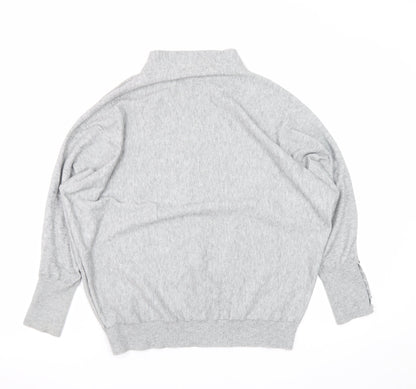 Womens UK Size S Gallery Grey Pullover Jumper