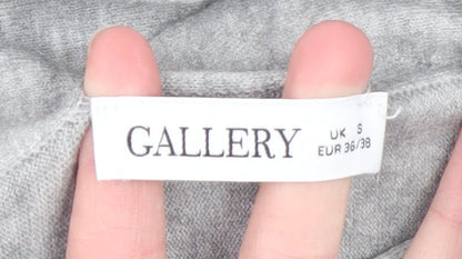 Womens UK Size S Gallery Grey Pullover Jumper