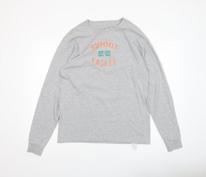 Champion Men's Grey Summit Eagles Long Sleeve Casual Top M