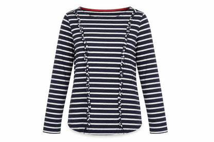 Womens UK Size 8 Boden Blue Basic T-Shirt