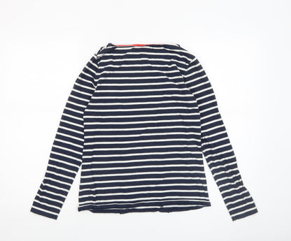 Womens UK Size 8 Boden Blue Basic T-Shirt