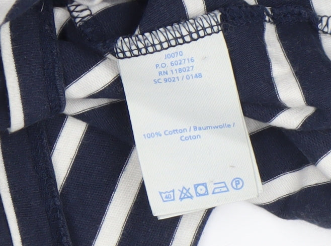 Womens UK Size 8 Boden Blue Basic T-Shirt