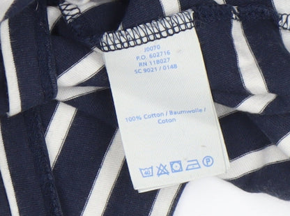 Womens UK Size 8 Boden Blue Basic T-Shirt