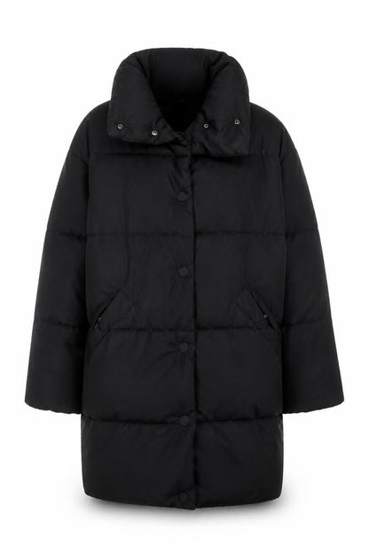 Womens UK Size S Monki Black Puffer Jacket