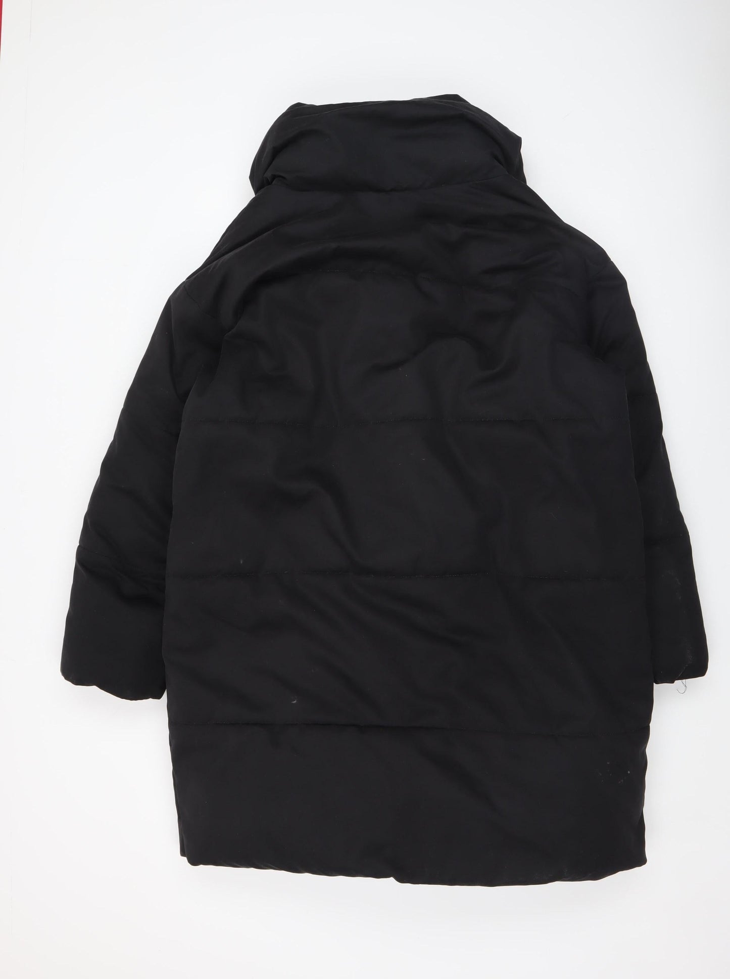 Womens UK Size S Monki Black Puffer Jacket