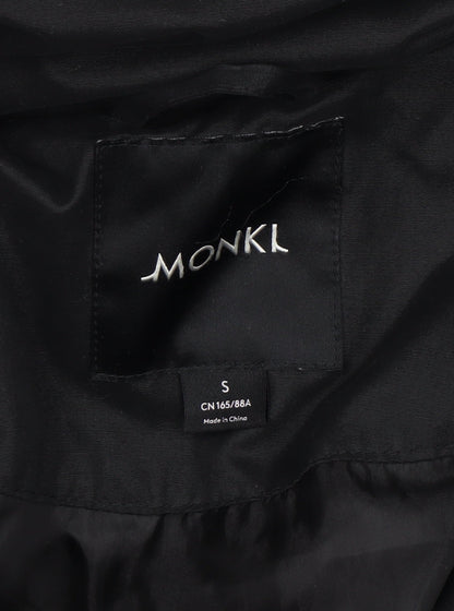 Womens UK Size S Monki Black Puffer Jacket