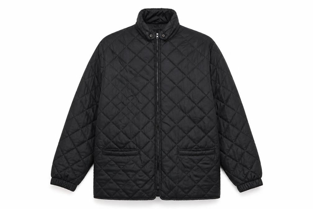Mens UK Size S Hi-Tech Cloud Nine Black Quilted Coat