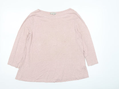 Womens UK Size M Hobbs Pink Basic T-Shirt
