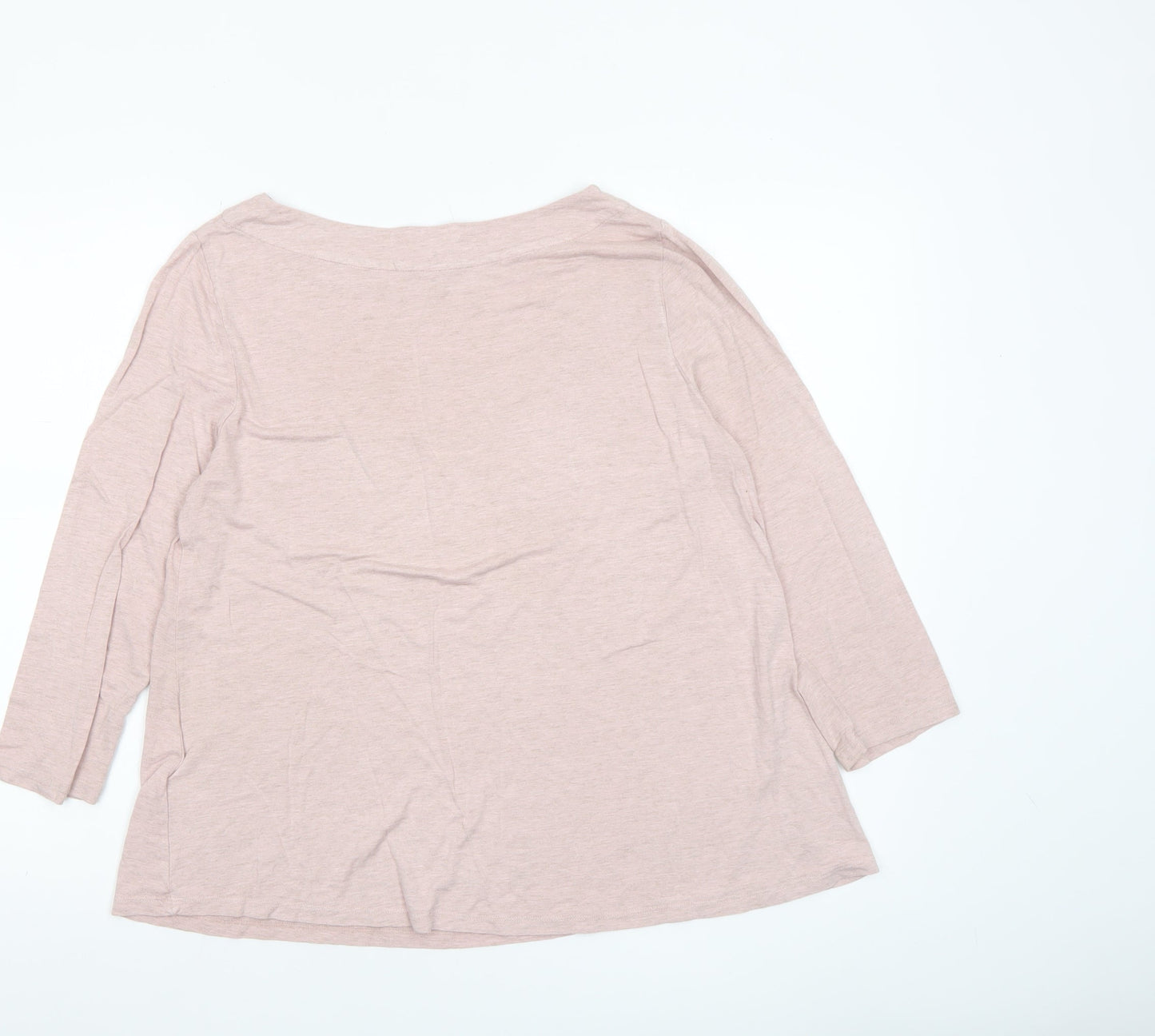 Womens UK Size M Hobbs Pink Basic T-Shirt