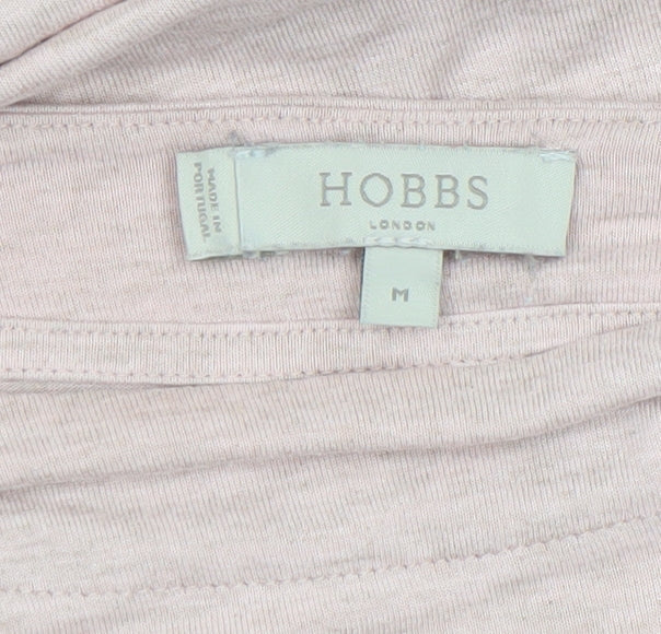 Womens UK Size M Hobbs Pink Basic T-Shirt