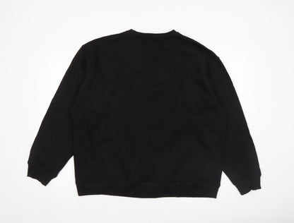 Mens UK Size L Marvel Black Pullover Sweatshirt