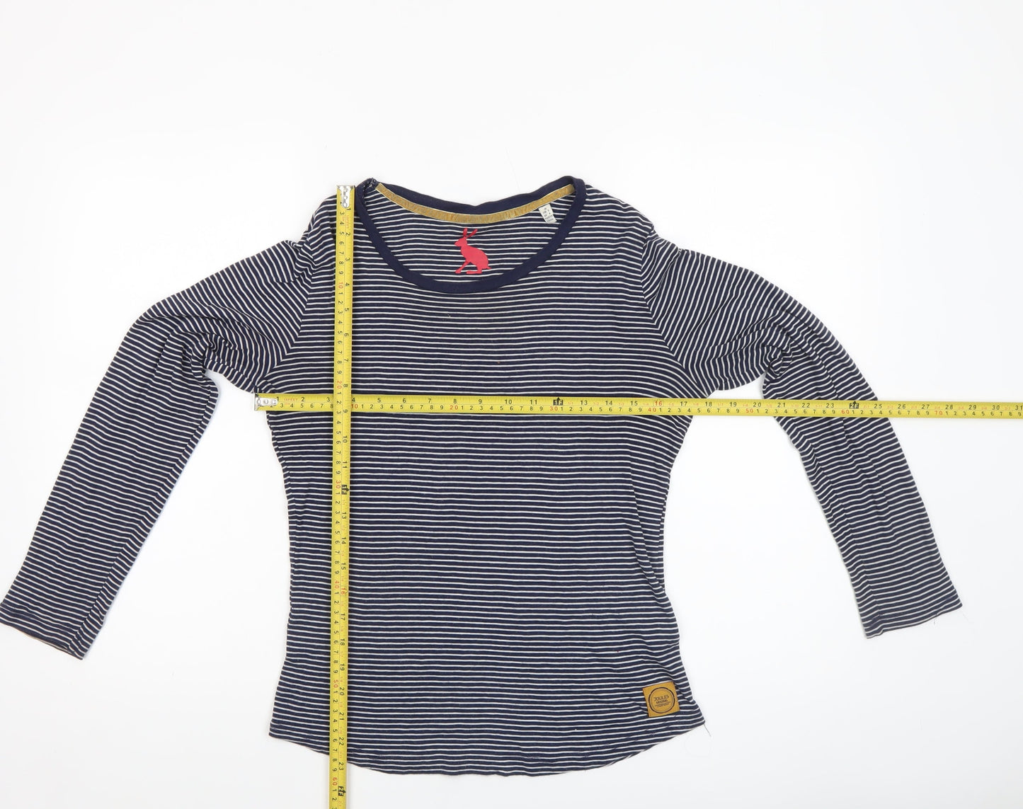 Womens UK Size 10 Joules Blue Basic T-Shirt