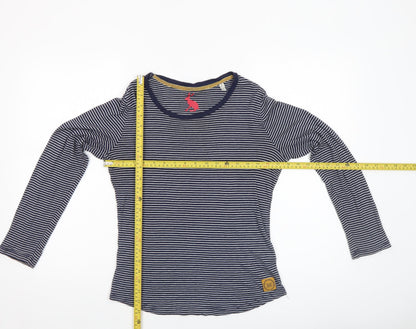 Womens UK Size 10 Joules Blue Basic T-Shirt