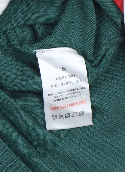 Mens UK Size S Brave Soul Multicoloured Pullover Jumper