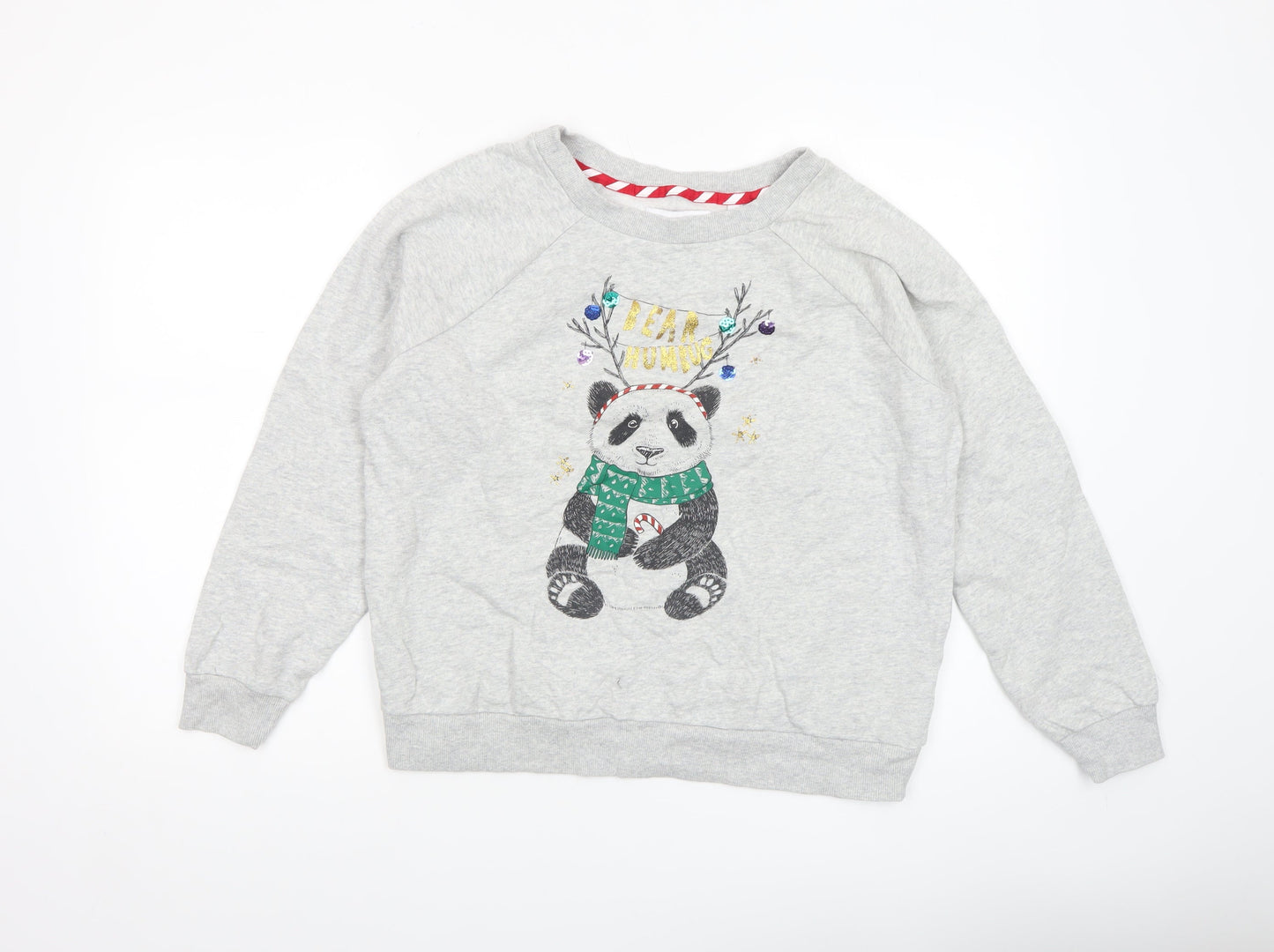 Womens UK Size M NEXT Grey Pullover Sweatshirt