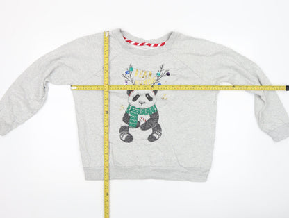 Womens UK Size M NEXT Grey Pullover Sweatshirt