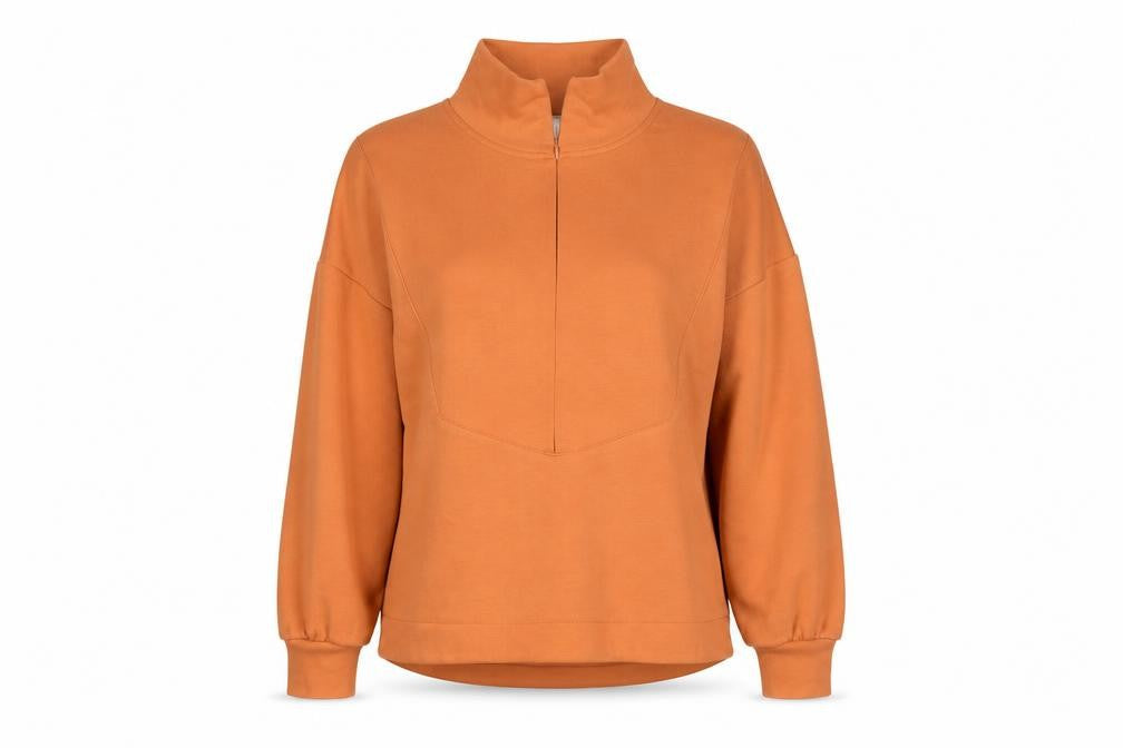 Womens UK Size XS Gallery Orange Pullover Sweatshirt