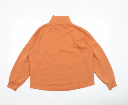 Womens UK Size XS Gallery Orange Pullover Sweatshirt
