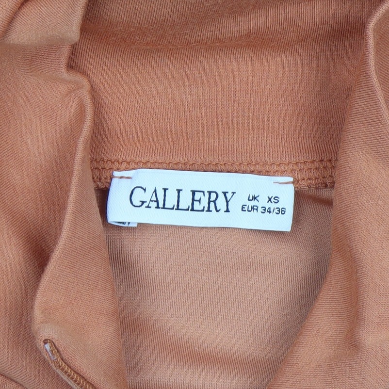 Womens UK Size XS Gallery Orange Pullover Sweatshirt