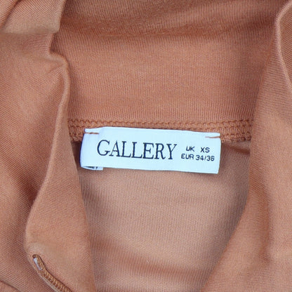 Womens UK Size XS Gallery Orange Pullover Sweatshirt