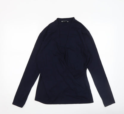 Womens UK Size S Windsmoor Blue Wrap Blouse