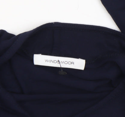 Womens UK Size S Windsmoor Blue Wrap Blouse