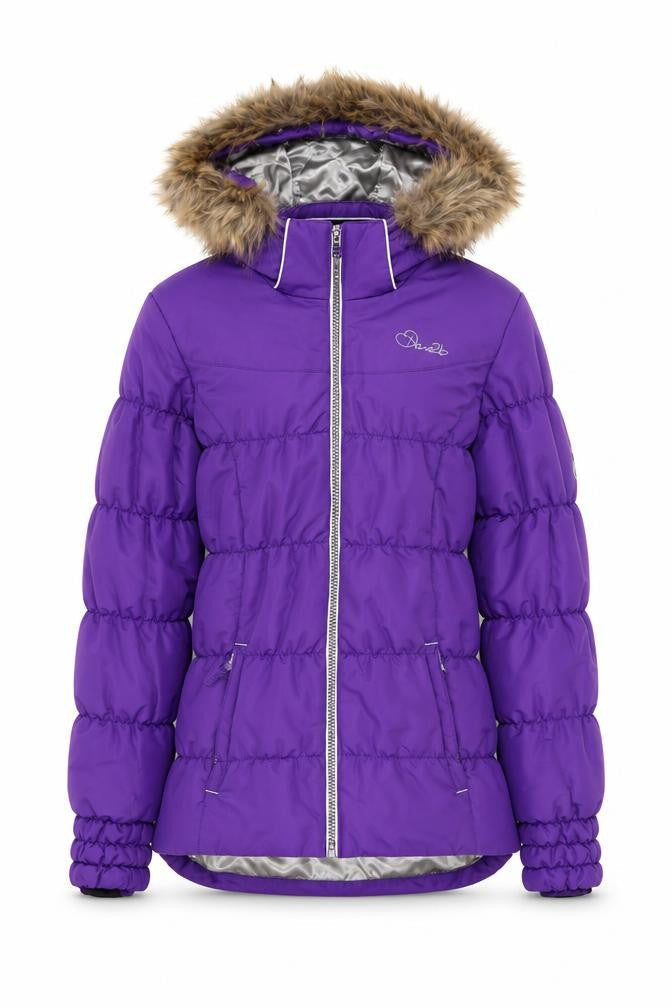 Girls UK Size 16 Years Dare 2B Purple Puffer Jacket