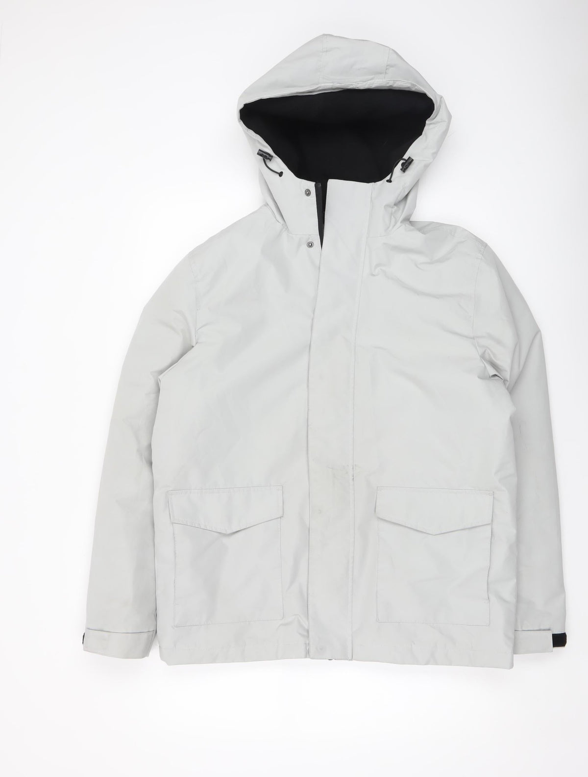 Mens UK Size S Primark Grey Parka Coat