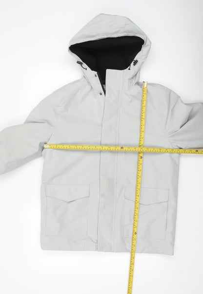 Mens UK Size S Primark Grey Parka Coat