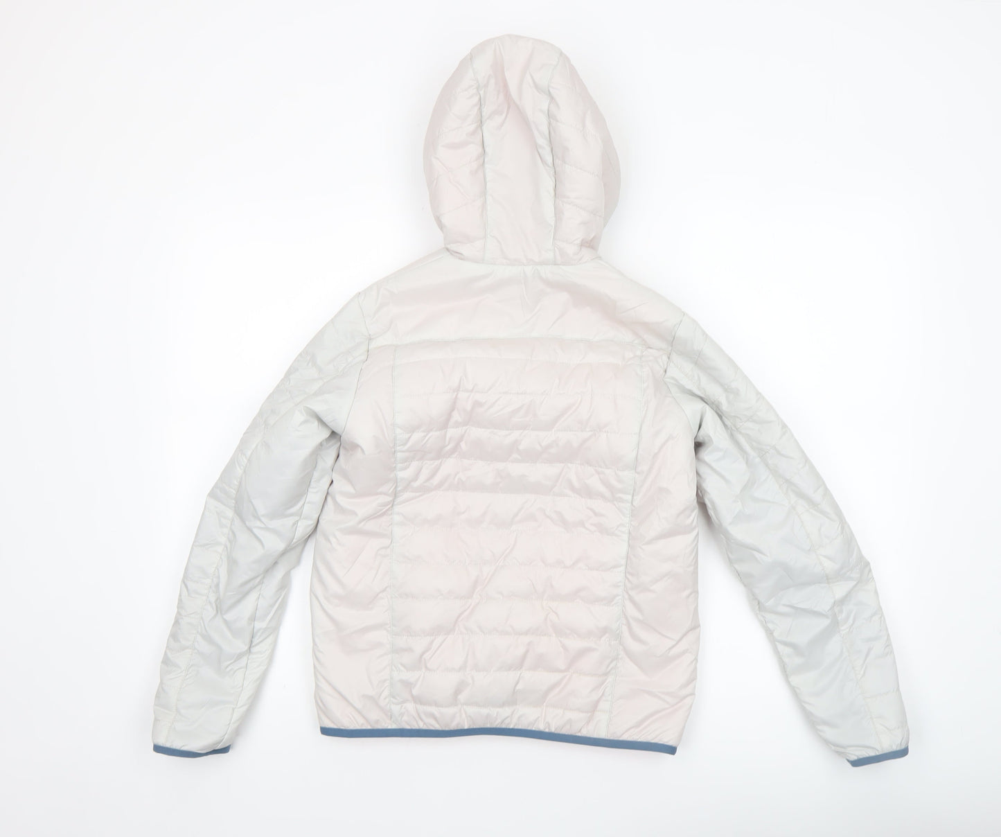 Girls UK Size 12 Years Quechua Ivory Puffer Jacket
