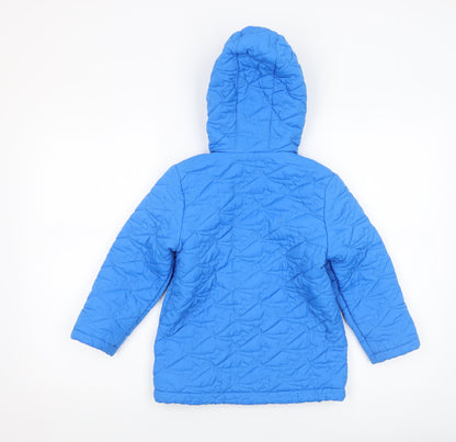 Boys UK Size 5-6 Years Mothercare Blue Puffer Jacket