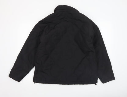 Nutmeg Womens Black Quilted Puffer Jacket Size 10