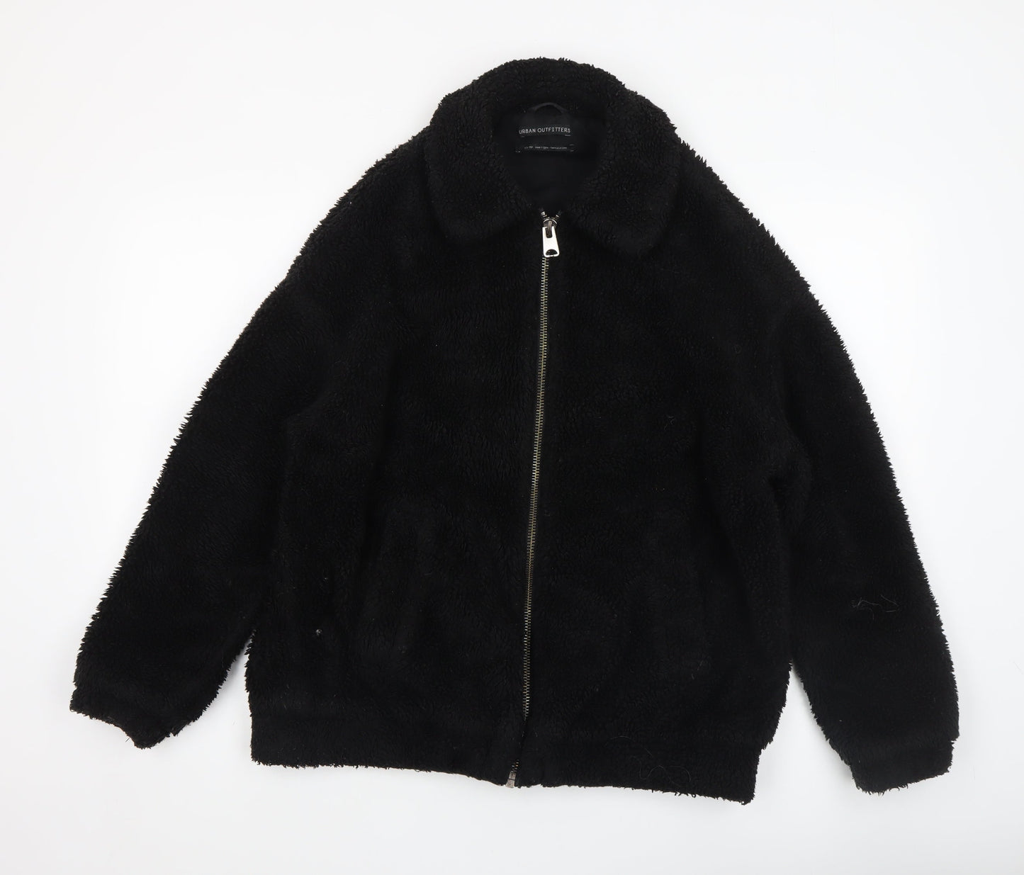 Womens UK Size XS Urban Outfitters Black Bomber Jacket