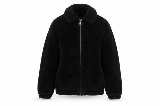 Womens UK Size XS Urban Outfitters Black Bomber Jacket