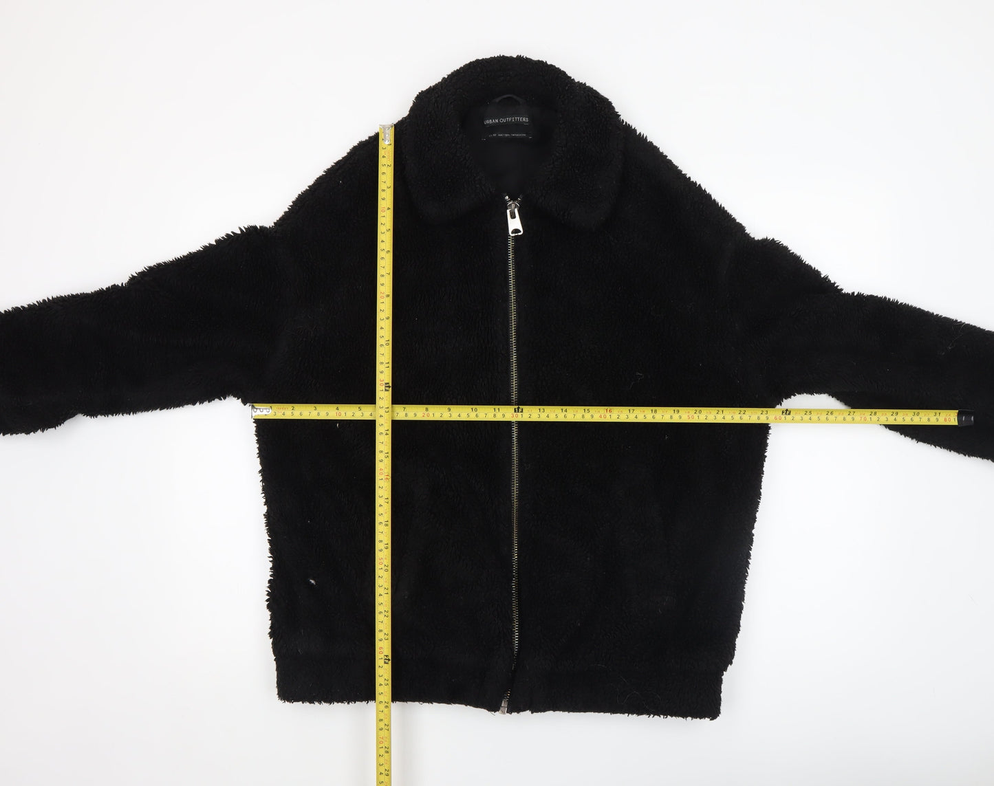 Womens UK Size XS Urban Outfitters Black Bomber Jacket