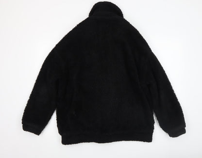 Womens UK Size XS Urban Outfitters Black Bomber Jacket
